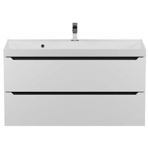 Тумба подвесная Uperwood Tanos 100 Белый / Графит 2930205144