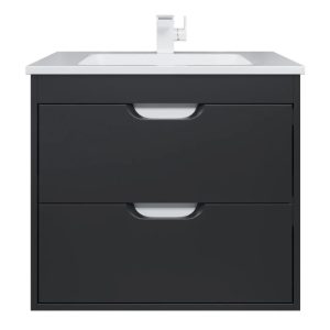 Тумба подвесная Uperwood Modul 62 с раковиной Черный матовый 393020549 Тумба подвесная Uperwood Modul 62 с раковиной Черный матовый 393020549