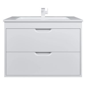 Тумба подвесная Uperwood Modul 77 с раковиной Белый матовый 393020550 Тумба подвесная Uperwood Modul 77 с раковиной Белый матовый 393020550