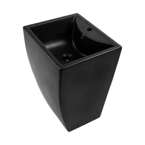 Раковина напольная Azario Comella 48х42 Черный матовый AZ-314MB