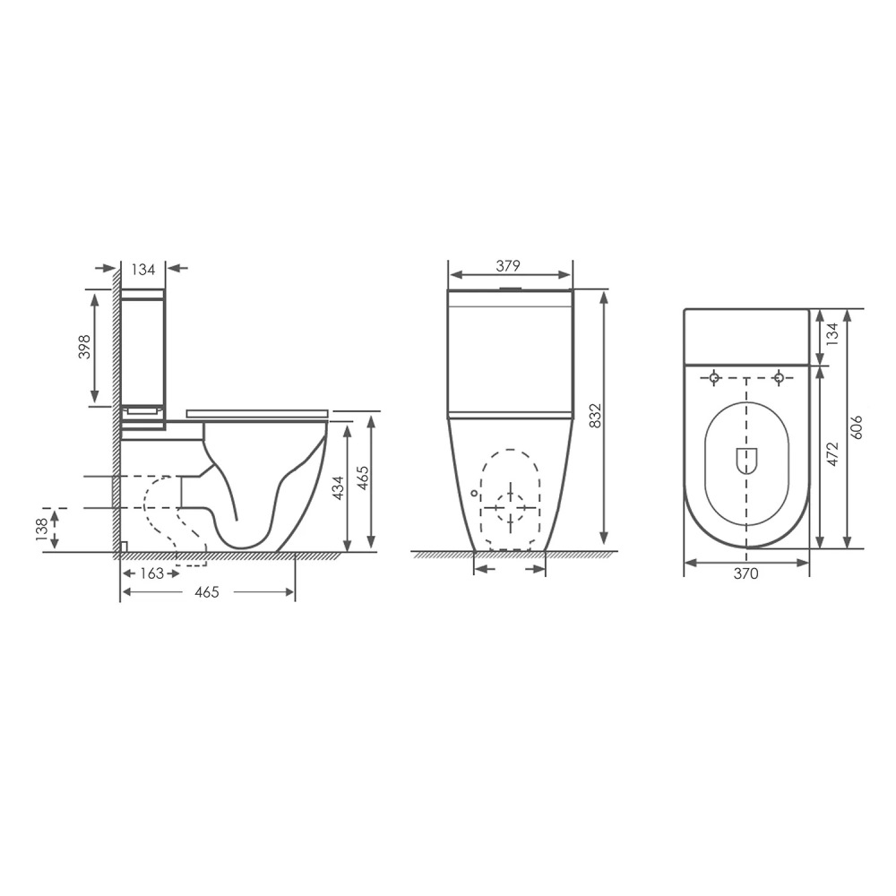 Унитаз-компакт Comforty Белый глянцевый CF41253S Унитаз-компакт Comforty Белый глянцевый CF41253S — изображение 5