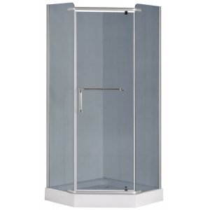 Душевой уголок Loranto Sunway 90х90 с поддоном Хром / Тонированное CS-816S B 90 (GRAY)