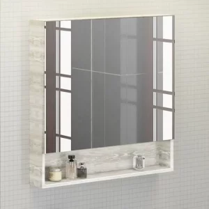 Шкаф зеркальный Comforty Никосия 60 Дуб белый 00004138878CF Шкаф зеркальный Comforty Никосия 60 Дуб белый 00004138878CF