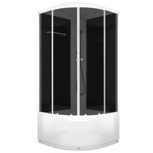 Душевая кабина Domani-Spa Delight Slim high без электрики 80х80 Белый, Поддон высокий