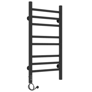 Полотенцесушитель электрический Laris Лаванда П8 70х30 левый Черный матовый 73207624