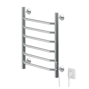 Полотенцесушитель электрический Санприз Виктория П6 400*600 11071 Хром глянцевый диммер справа