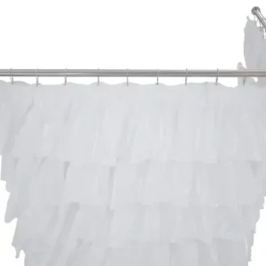 Карниз для ванны 1MarKa Flat 180х80 Г-образный Хром ЭУ07725