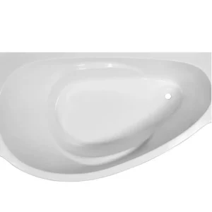Ванна из литьевого мрамора Эстет Грация левая 170х94 Белый ФР-00000629