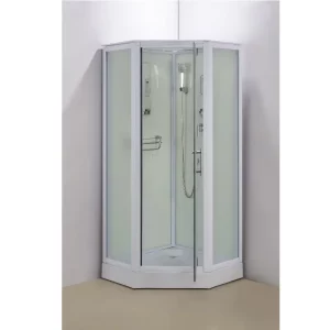 Душевая кабина Водный мир 90х90 ,Белый / Матовое, Низкий поддон