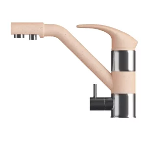 Смеситель для кухни Polygran Дуо с каналом для питьевой воды 694357 Бежевый Смеситель для кухни Polygran Дуо с каналом для питьевой воды 694357 Бежевый