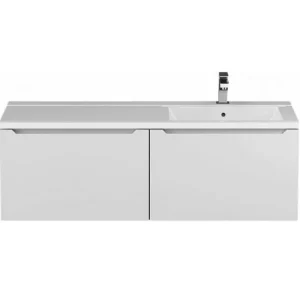 Тумба подвесная Uperwood Tanos 120 + раковина Cosmos Белый