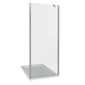 Душевая перегородка Bas Pandora 90х185 Хром / Прозрачное Душевая перегородка Bas Pandora 90х185 Хром / Прозрачное