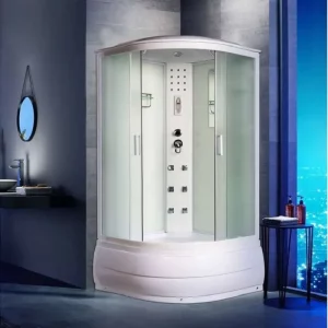 Душевая кабина Водный мир 90х90 ,Белый / Матовое, Высокий поддон