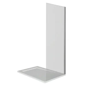 Душевая перегородка Bas Altair 80х195 Хром / Прозрачное