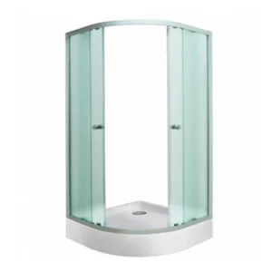 Душевой уголок Водный мир 90х90 с поддоном Хром / Матовое