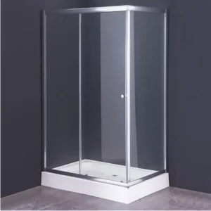 Душевой уголок Comforty  120х80 + поддон Хром / Прозрачное 33