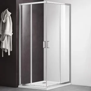 Душевой уголок Aquatek NAA 80х80 Хром / Прозрачное AQ ARI KV 08020CH