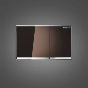 Смывная клавиша Omega 60, стекло умбра Смывная клавиша Omega 60, стекло умбра