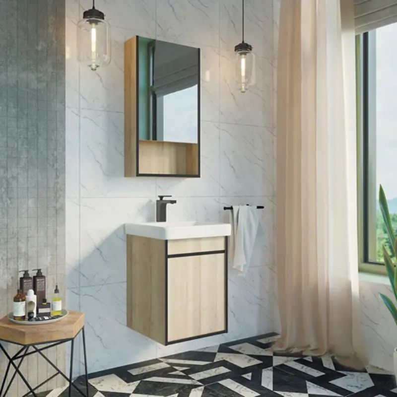 Шкаф зеркальный Comforty Вена 45 Дуб дымчатый 00-00006652CF Шкаф зеркальный Comforty Вена 45 Дуб дымчатый 00-00006652CF — изображение 2