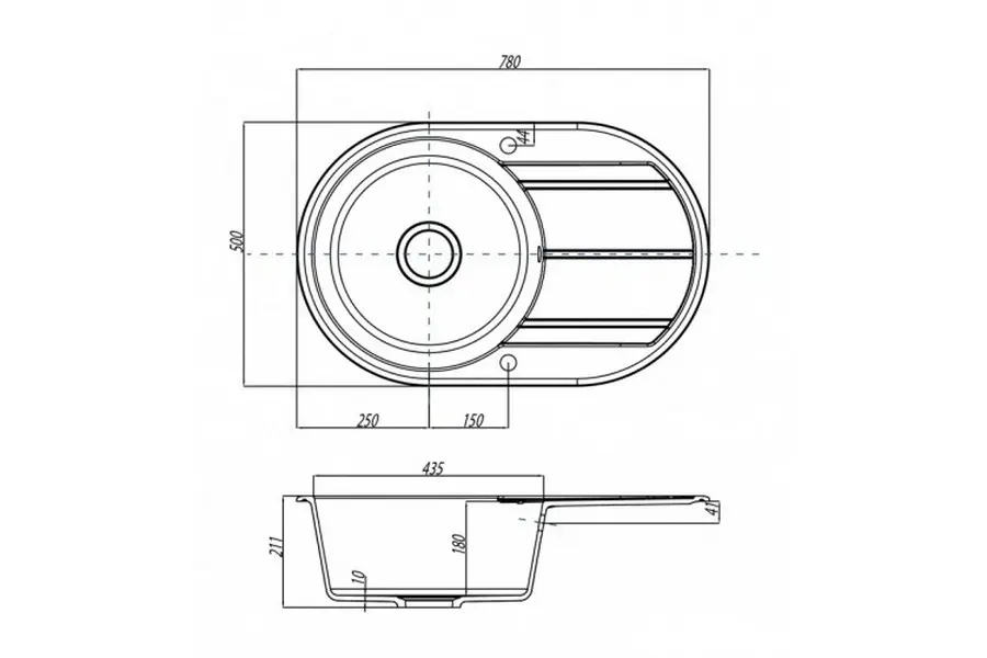 Мойка кухонная Aquaton Амира 1A712932AI220 Мойка кухонная Aquaton Амира 1A712932AI220 — изображение 2