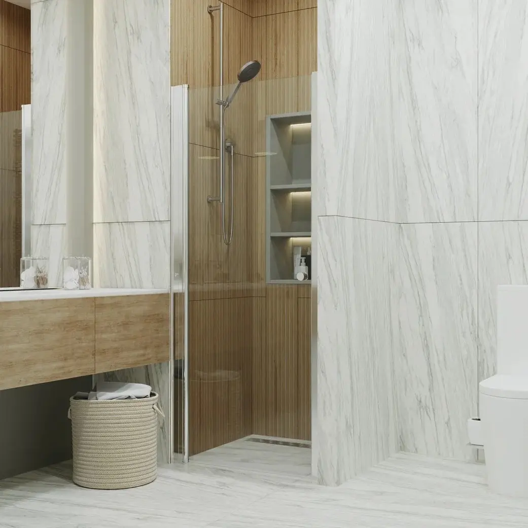 Душевая дверь Triton Уно 80х185 Хром / Прозрачное Душевая дверь Triton Уно 80х185 Хром / Прозрачное — изображение 2