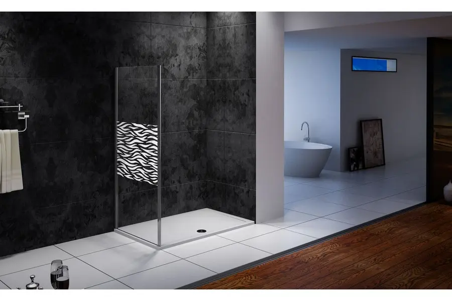 Душевая перегородка Bas Antares 80х195 Хром / Прозрачное Душевая перегородка Bas Antares 80х195 Хром / Прозрачное — изображение 2