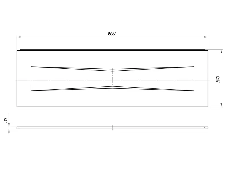 Панель фронтальная 1MarKa Raguza 180 Белый 798 Панель фронтальная 1MarKa Raguza 180 Белый 798 — изображение 2