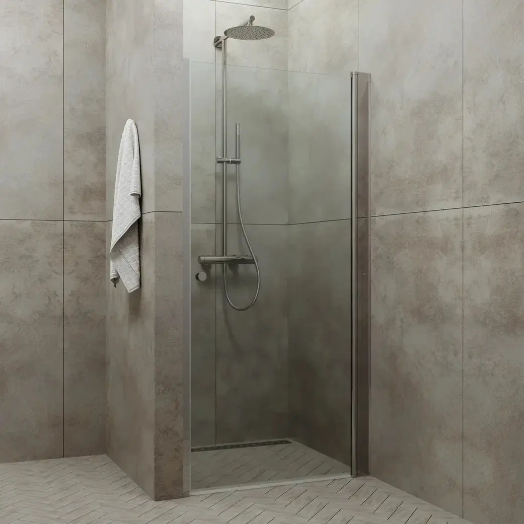 Душевая дверь Triton Уно 80х185 Хром / Прозрачное Душевая дверь Triton Уно 80х185 Хром / Прозрачное — изображение 4