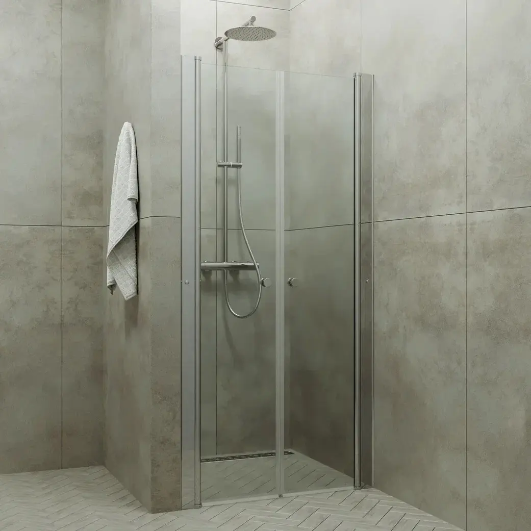 Душевая дверь Triton Дабл 100х185 Хром / Прозрачное Душевая дверь Triton Дабл 100х185 Хром / Прозрачное — изображение 4