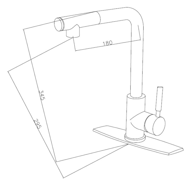Смеситель для кухни Esko Kitchen Хром глянцевый K12 Смеситель для кухни Esko Kitchen Хром глянцевый K12 — изображение 2