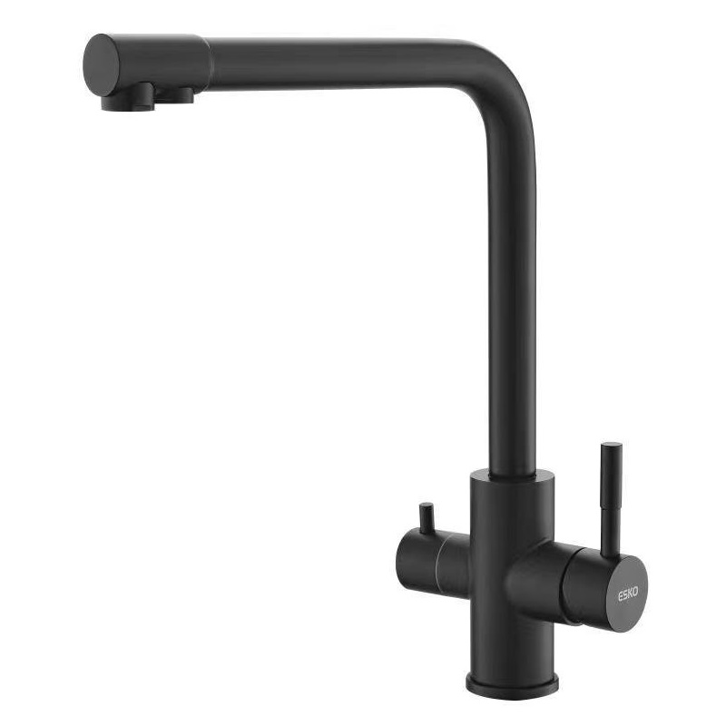 Смеситель для кухни Esko Kitchen Черный матовый K24 B Смеситель для кухни Esko Kitchen Черный матовый K24 B