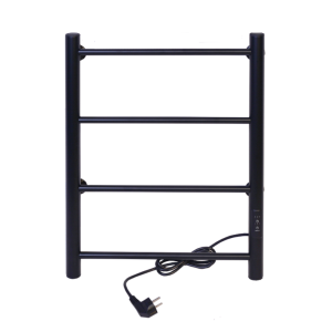 Полотенцесушитель электрический Тера Классика 40х60 диммер Черный матовый ПСК-09-01д.ч