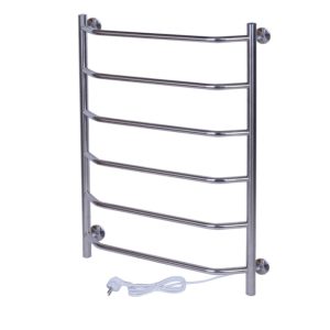 Полотенцесушитель электрический Тера Виктория 50х80 кнопка включения, телескоп.держатели Хром глянцевый ПСК-11-03 Полотенцесушитель электрический Тера Виктория 50х80 кнопка включения, телескоп.держатели Хром глянцевый ПСК-11-03