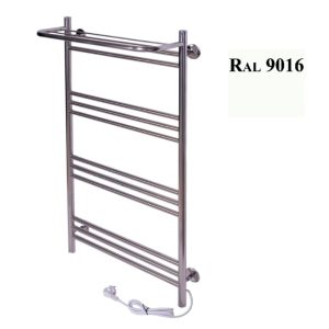 Полотенцесушитель электрический Тера Богема 50х100 кнопка включения, телескоп.держатели Белый ПСК-14-07б