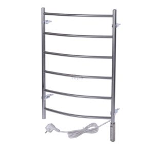 Полотенцесушитель электрический Тера Ребро 50х80 ПСН диммер Хром глянцевый ПСН-10-03д