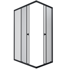 Душевой уголок Triton Вента 99х79 Черный / Прозрачное Щ0000057858 Душевой уголок Triton Вента 99х79 Черный / Прозрачное Щ0000057858