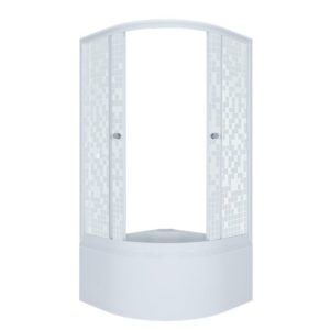 Душевой уголок Triton Мозайка 90х90 Белый / С узором Щ0000061797