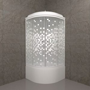 Душевая кабина Triton Мозайка Б 90х90 Белый / С рисунком Щ0000061834