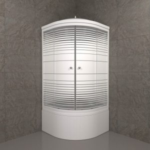 Душевая кабина Triton Полосы Б 90х90 Белый / С рисунком Щ0000061836