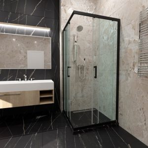 Душевой уголок Triton Фикс 90х90 Черный / Прозрачное Щ0000067440 Душевой уголок Triton Фикс 90х90 Черный / Прозрачное Щ0000067440