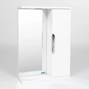 Шкаф зеркальный Viant Лима 50 Белый VLIM50-ZSH Шкаф зеркальный Viant Лима 50 Белый VLIM50-ZSH