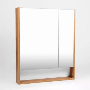 Шкаф зеркальный Viant Мальта 60 Белый / Дуб Вотан VMAL60-ZSH Шкаф зеркальный Viant Мальта 60 Белый / Дуб Вотан VMAL60-ZSH