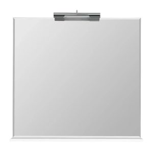 Зеркало Aquaton Адель 81 с подсветкой и полкой Белый глянцевый 1A194002AF010