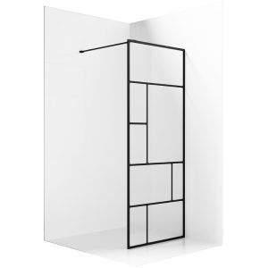 Душевая перегородка Ambassador Walk-in Черный / Прозрачное 150311HB1