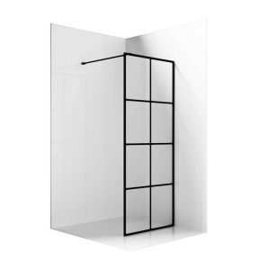 Душевая перегородка Ambassador Walk-in Черный / Прозрачное 150311HBR