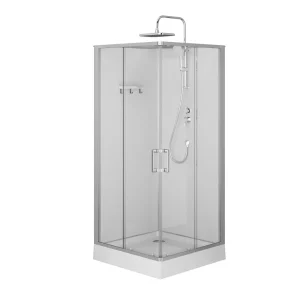 Душевая кабина AM.PM Above 90x90 профиль хромированный стекло прозрачное W9XC-403-9090MT
