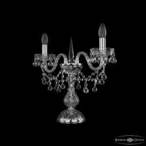 Настольная лампа 1409L/2/141-39 Ni Bohemia Ivele Crystal (Богемия Ивеле Кристалл)