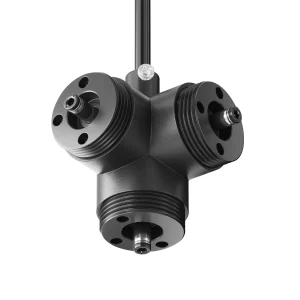 T-образный вертикальный коннектор Maytoni Technical Accessories for system Shelf с вводом питания 1053×53×30 мм Черный CA016TC-P-B